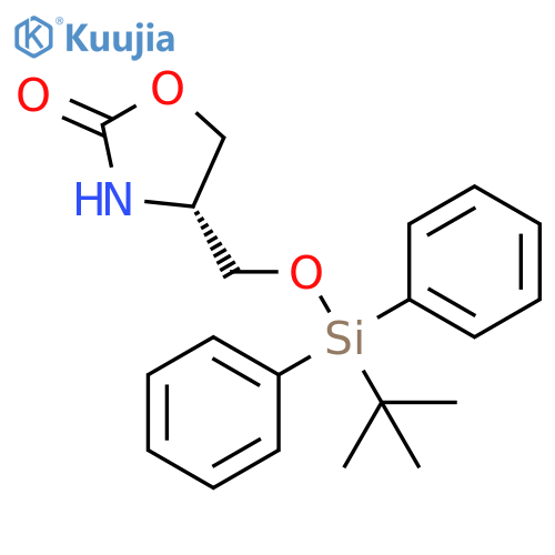 (R)-4-(((tert-Butyldiphenylsilyl)oxy)methyl)oxazolidin-2-one structure