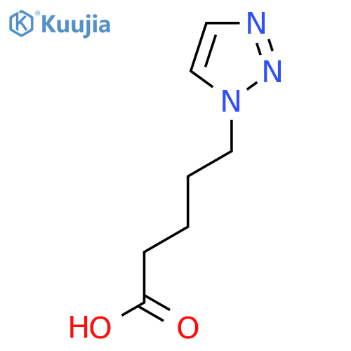 5-(1H-1,2,3-triazol-1-yl)pentanoic acid structure