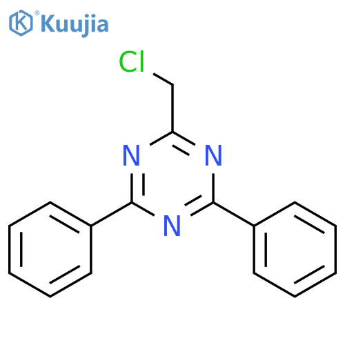 1,3,5-Triazine, 2-(chloromethyl)-4,6-diphenyl- structure
