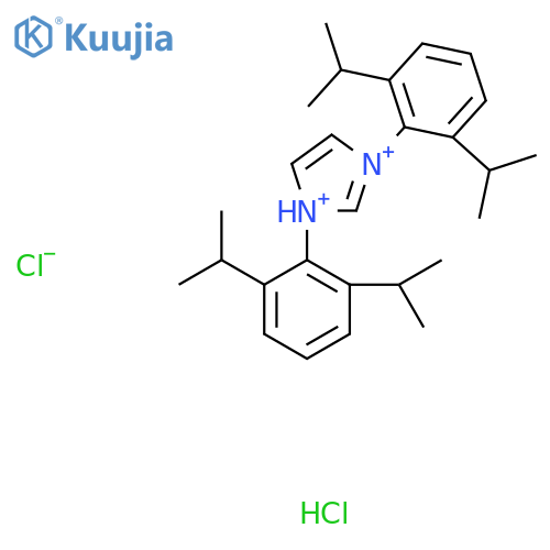 1,3-Bis(2,6-diisopropylphenyl)imidazolium Chloride Hydrochloride structure