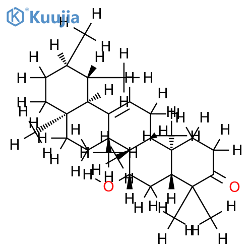 (7beta)-7-hydroxyurs-12-en-3-one structure