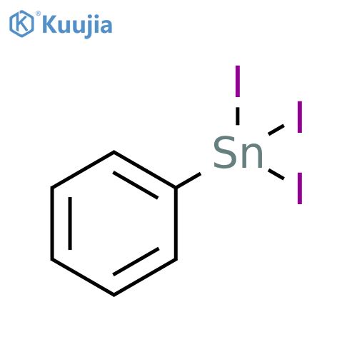 Stannane, triiodophenyl- structure