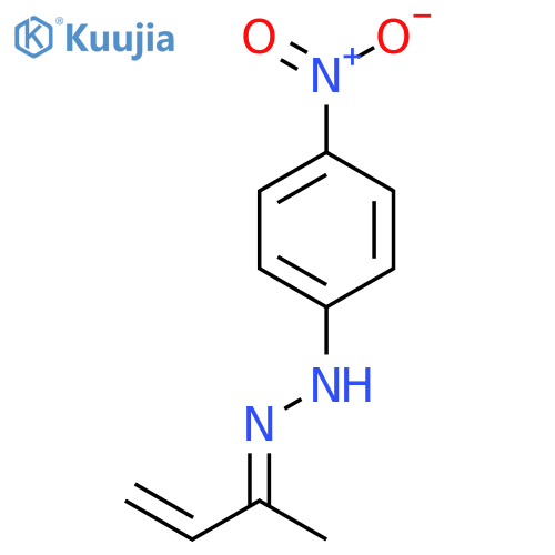 3-Buten-2-one, (4-nitrophenyl)hydrazone, (E)- structure