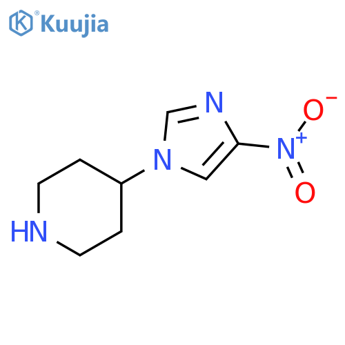 Piperidine, 4-(4-nitro-1H-imidazol-1-yl)- structure
