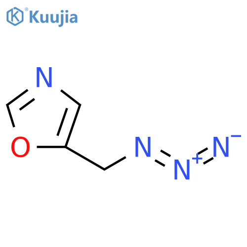 5-(azidomethyl)-1,3-oxazole structure