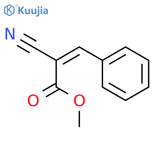 2-Cyano-3-phenyl-acrylic acid methyl ester structure