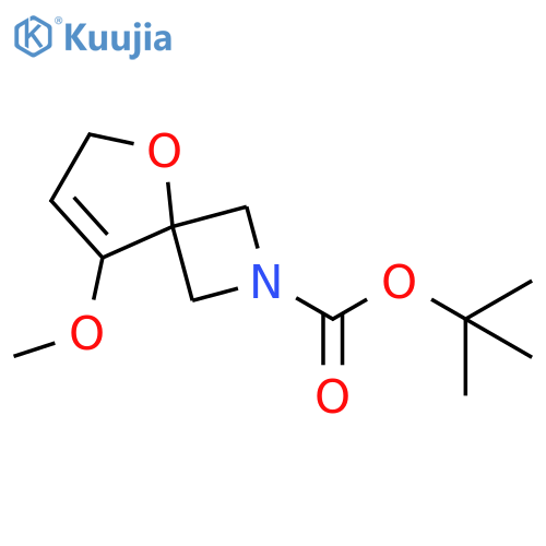 Tert-Butyl 8-Methoxy-5-Oxa-2-Azaspiro[3.4]Oct-7-Ene-2-Carboxylate structure