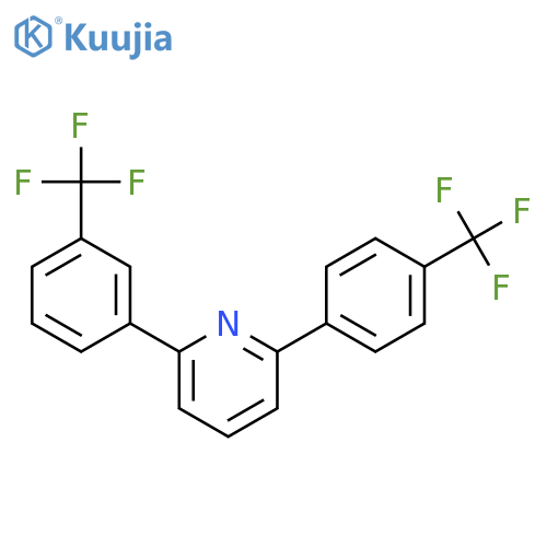 Pyridine, 2-[3-(trifluoromethyl)phenyl]-6-[4-(trifluoromethyl)phenyl]- structure