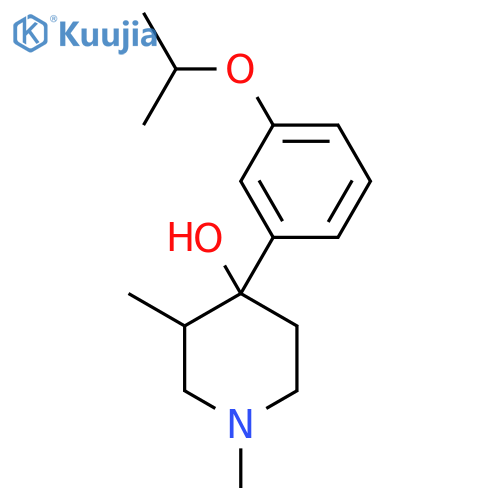 4-Piperidinol, 1,3-dimethyl-4-[3-(1-methylethoxy)phenyl]- structure