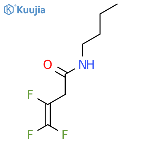 3-Butenamide, N-butyl-3,4,4-trifluoro- structure