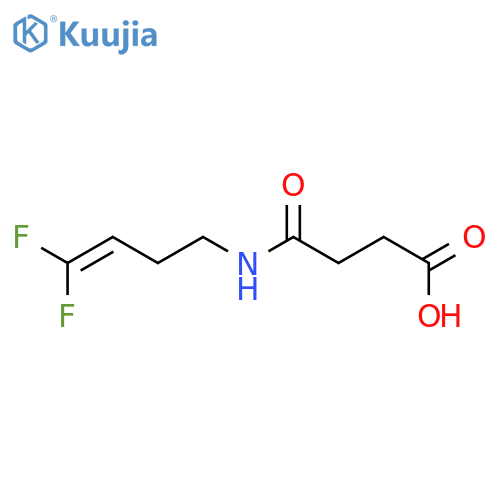 Butanoic acid, 4-[(4,4-difluoro-3-butenyl)amino]-4-oxo- structure