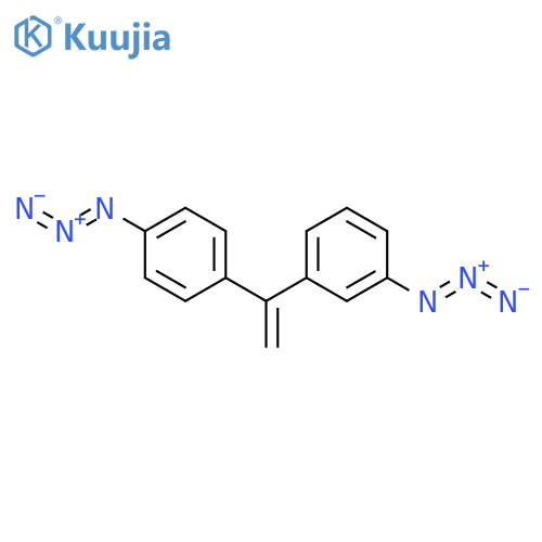 Benzene, 1-azido-3-[1-(4-azidophenyl)ethenyl]- structure