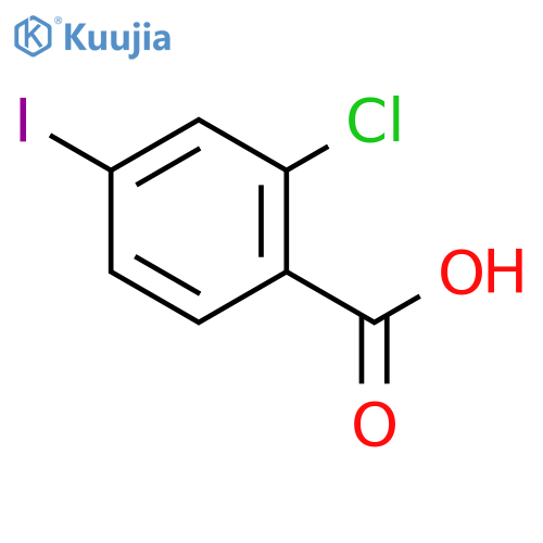 2-Chloro-4-iodobenzoic acid structure