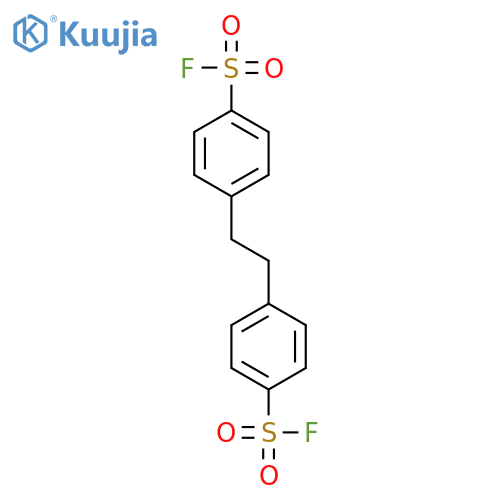 Benzenesulfonyl fluoride, 4,4'-(1,2-ethanediyl)bis- structure