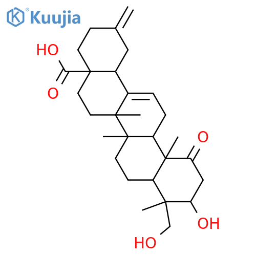 3,23-Dihydroxy-30-nor-1-oxo-12,20(29)-oleanadien-28-oic acid; 3β-form structure