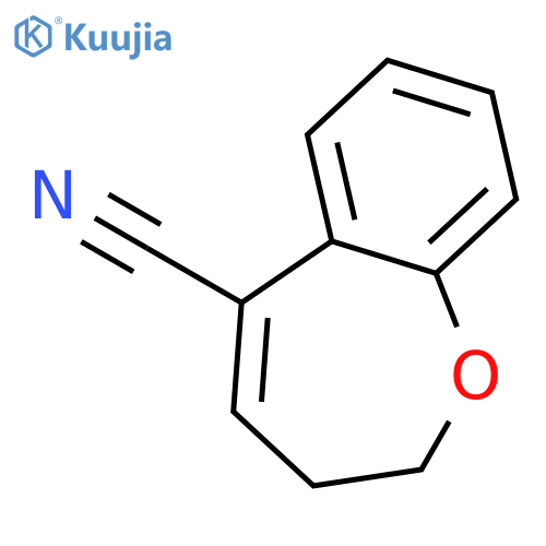 1-Benzoxepin-5-carbonitrile, 2,3-dihydro- structure