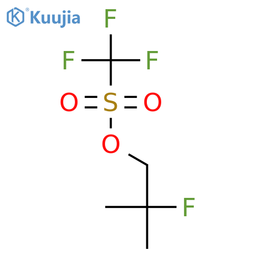 2-Fluoro-2-methylpropyl Trifluoromethanesulfonate structure