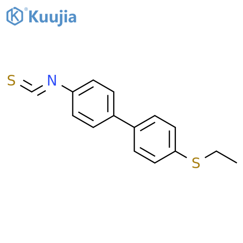 1,1'-BIPHENYL, 4-(ETHYLTHIO)-4'-ISOTHIOCYANATO- structure