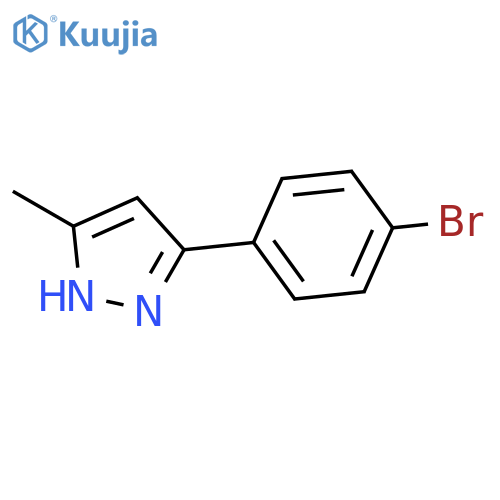 3-(4-Bromophenyl)-5-methyl-1H-pyrazole structure
