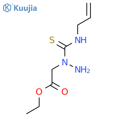 Acetic acid, [1-[(2-propenylamino)thioxomethyl]hydrazino]-, ethyl ester structure