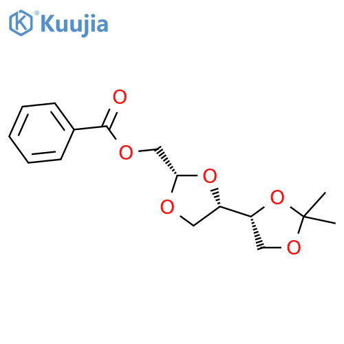 (2S,4S,4'R)-2',2'-Dimethyl-4,4'-bi-1,3-dioxolane-2-methanol 2-Benzoate structure