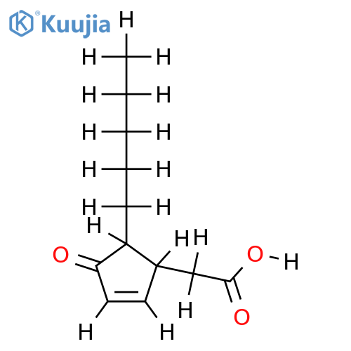 4,5-didehydro-9,10-dihydrojasmonic acid structure