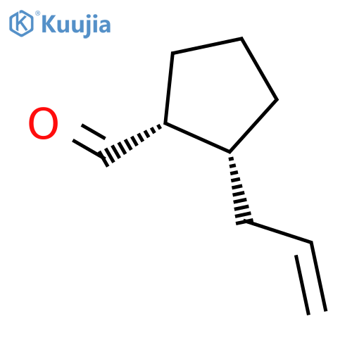 Cyclopentanecarboxaldehyde, 2-(2-propenyl)-, cis-(±)- structure