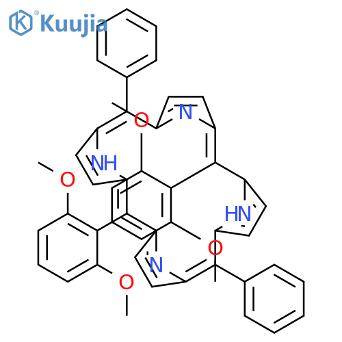 21H,23H-Porphine, 5,15-bis(2,6-dimethoxyphenyl)-10,20-diphenyl- structure
