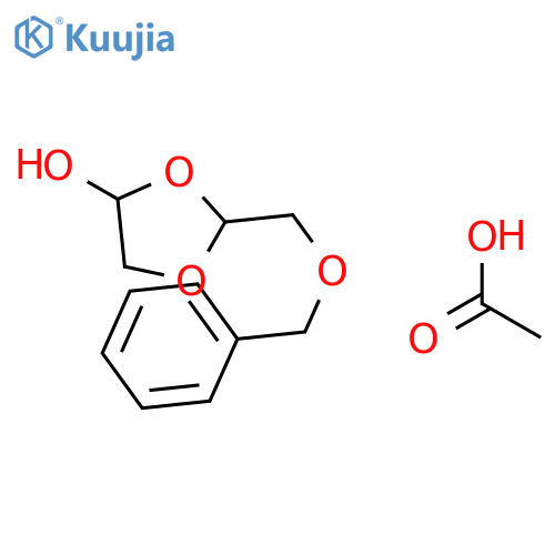 1,3-DIOXOLAN-4-OL, 2-[(PHENYLMETHOXY)METHYL]-, ACETATE structure