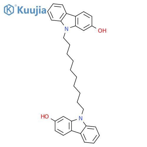 9H-Carbazol-2-ol, 9,9'-(1,10-decanediyl)bis- structure