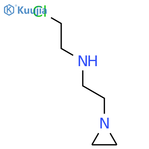 1-Aziridineethanamine, N-(2-chloroethyl)- structure