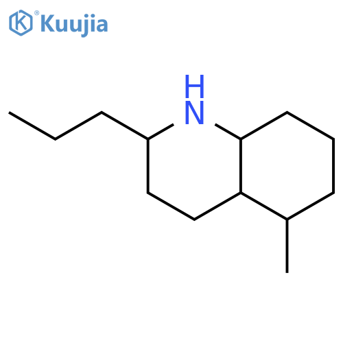 Quinoline, decahydro-5-methyl-2-propyl- structure