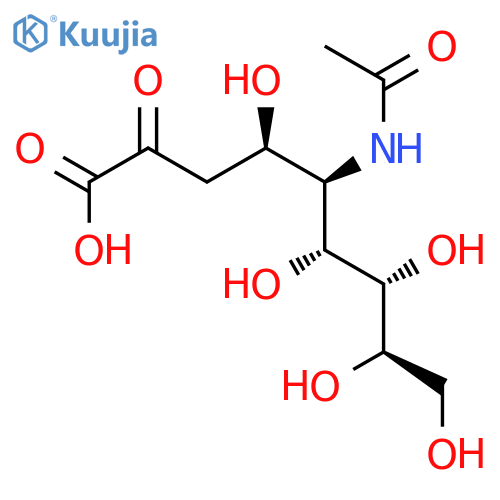 5-acetamido-3,5-dideoxy-D-glycero-D-talo-nonulosonic acid structure