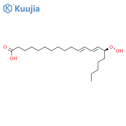 11,13-Eicosadienoicacid, 15-hydroperoxy-, [S-(E,Z)]- (9CI) structure