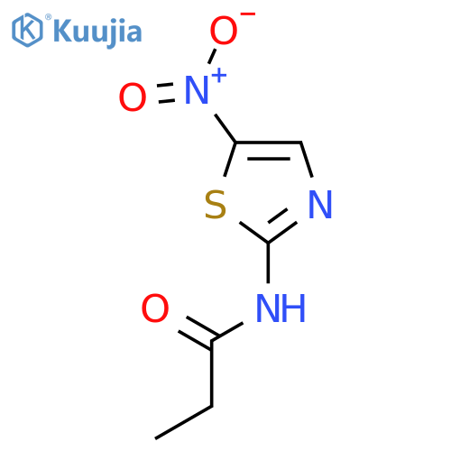 Propanamide,N-(5-nitro-2-thiazolyl)- structure