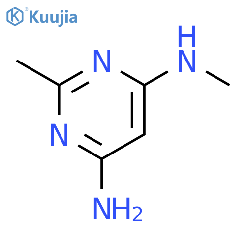 N4,2-dimethylpyrimidine-4,6-diamine structure
