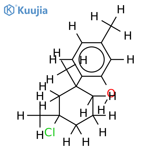 (1'R*,3'R*)-2-(3'-chloro-1',3'-dimethylcyclohexyl)-5-methylphenol structure