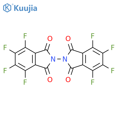[2,2'-Bi-2H-isoindole]-1,1',3,3'-tetrone,4,4',5,5',6,6',7,7'-octafluoro- structure