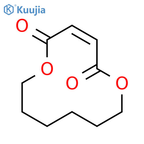 1,6-Dioxacyclododec-3-ene-2,5-dione, (E)- structure