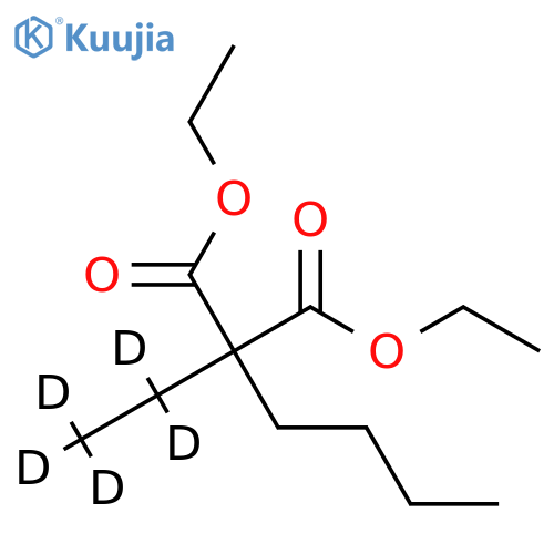 Diethyl Butylethylmalonate-d5 structure