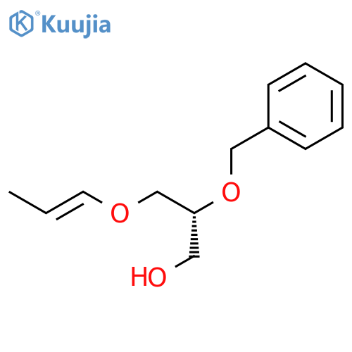 1-Propanol, 2-(phenylmethoxy)-3-(1-propenyloxy)-, (R)- structure