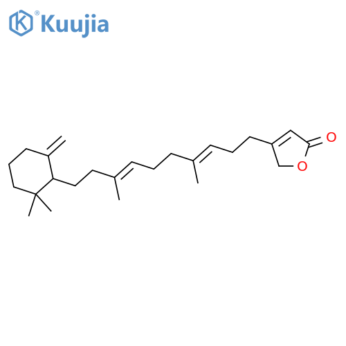 2(5H)-Furanone,4-[(3E,7E)-10-[(1S)-2,2-dimethyl-6-methylenecyclohexyl]-4,8-dimethyl-3,7-decadien-1-yl]- structure