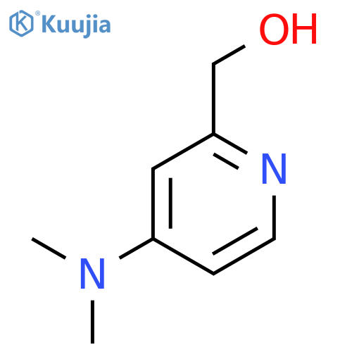 2-Pyridinemethanol, 4-(dimethylamino)- structure