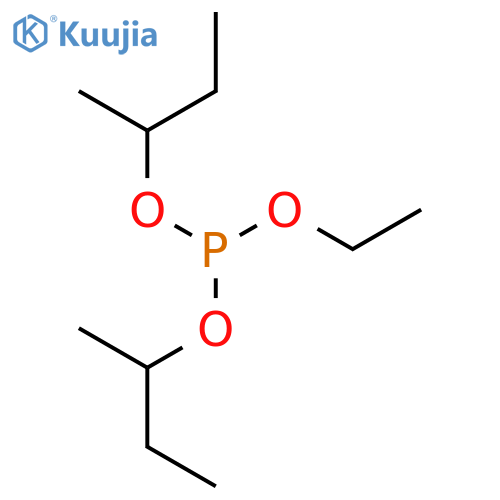Phosphorous acid, ethyl bis(1-methylpropyl) ester structure