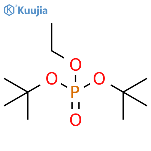Phosphoric acid, bis(1,1-dimethylethyl) ethyl ester structure