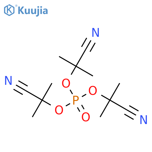 Lactonitrile,2-methyl-, phosphate (3:1) (8CI) structure