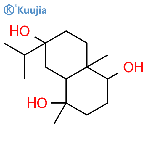 (4R,4aR,6S,8aR)-6-Isopropyl-4,8a-dimethyldecahydronaphthalene-1,4,6-triol structure