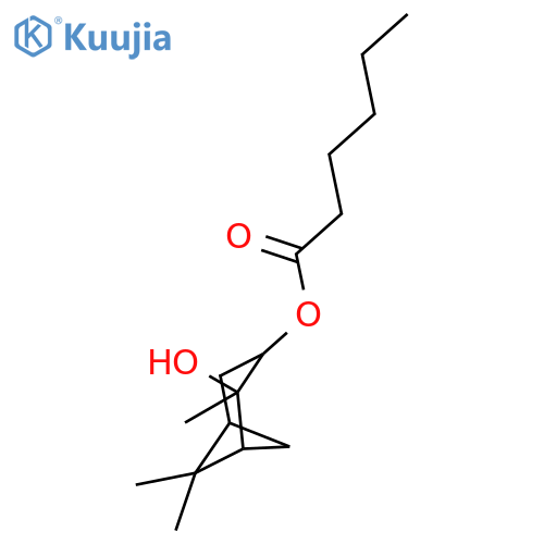 Hexanoic acid, 2-hydroxy-2,6,6-trimethylbicyclo[3.1.1]hept-3-yl ester structure