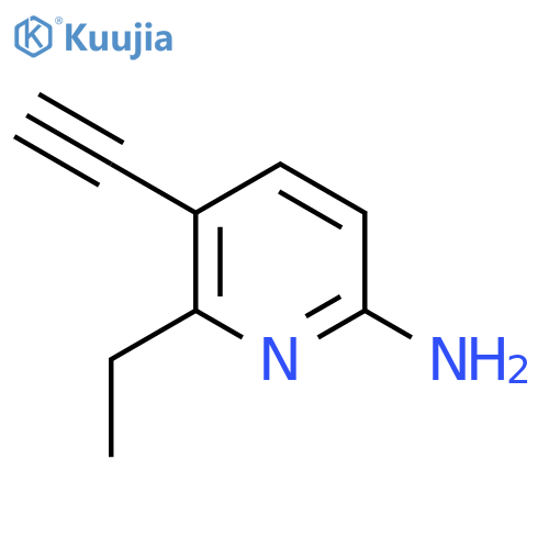 2-Pyridinamine,6-ethyl-5-ethynyl- structure
