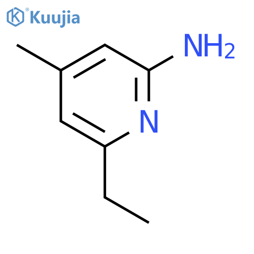 2-Pyridinamine,6-ethyl-4-methyl- structure